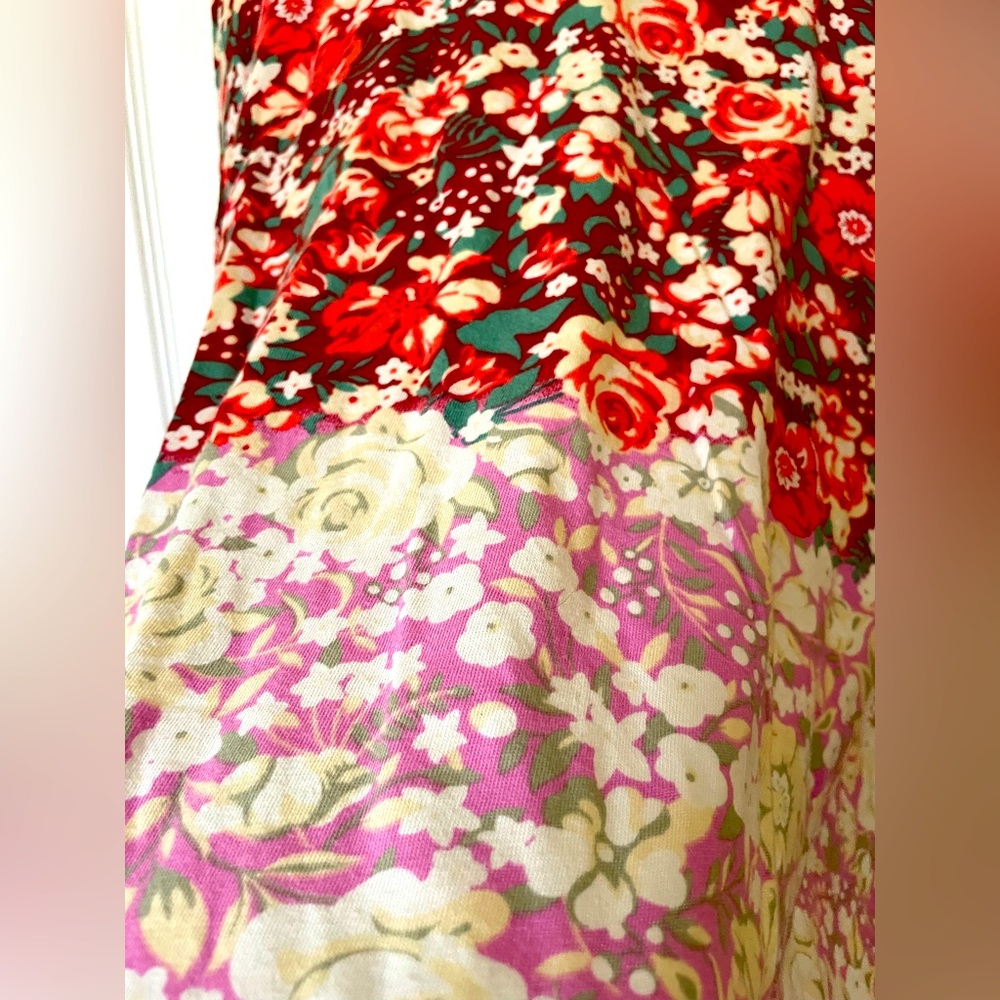 NWOT FP Movement Inspire Printed Layer in Red Faded Poppy by Free People - Picture 9 of 12